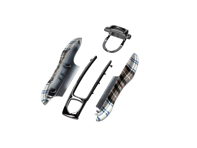 Vehicle key side faces - Heritage Design Edition - Porsche 992 / Cayenne E3 / Panamera G2/G3 / Taycan - 97104480206, 97104480207, 97104480208, 97104480209