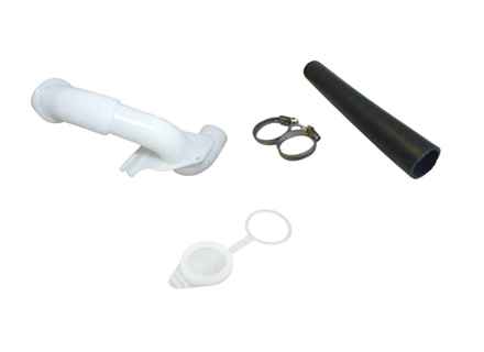 Kit de boca de llenado para depósito de lavaparabrisas (lado izquierdo). Porsche 928 - 1978-92 - 92852817901, 92862817900, PCG18128650
