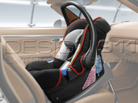 Siège auto Porsche groupe 0+. 0-15 mois (poids corporel : 0 à 13 kg). - 95504480286, 95504480294, 95504480584