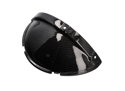 Couvercle de suppression du radiateur de ventilateur en fibre de carbone. Porsche 964 / 993 - 96410640302, 99310640300 - SC117E-C3