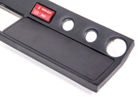 Rennline Radio Block-Off-plaat. Porsche 911/912/930 1965 - 1985 - I22 Rennline Radio Block-Off-plaat. Porsche 911/912/930 1965 - 1985 - I22