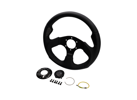 Lenkrad Jet - Schwarzes Leder - Momo - M11102912211, M11102915211