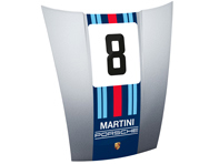 Porsche 911 MARTINI RACING® hood with lollipop. Porsche 911 G-model - WAP0503020MMR1 Porsche 911 MARTINI RACING® hood with lollipop. Porsche 911 G-model - WAP0503020MMR1