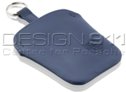 Leather Key pouch MARINE BLUE for Porsche - PCG044100007JX Leather Key pouch MARINE BLUE for Porsche - PCG044100007JX