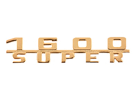 Stemma posteriore '1600 SUPER', Oro. Porsche 356C - 64455931101