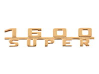 后徽章“1600 SUPER”,金色。保时捷 356C - 64455931101 后徽章“1600 SUPER”,金色。保时捷 356C - 64455931101