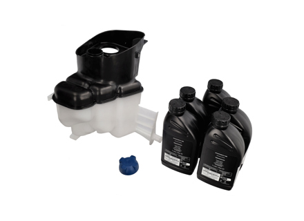 Engine coolant expansion tank kit. Porsche 986 Boxster / 987.1 Boxster 1997-06 - 99610614708, 99610614703, 99610614704, 99610614705, 99610614706, 99610614707