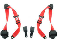 Retractable 3-point inertia reel front seat belts Porsche 911 - 911 - SA-5054 Retractable 3-point inertia reel front seat belts Porsche 911 - 911 - SA-5054