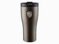 Tazza termica da viaggio - Argento / Stemma monocromatico Tazza termica da viaggio - Argento / Stemma monocromatico