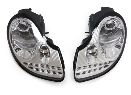 Headlamp with LED Bulbs for Porsche 996 / Boxster 986 LHD Cars - 99663115701, 99663115801, 98663113117, 98663113217, 99663116301, 99663116401 Headlamp with LED Bulbs for Porsche 996 / Boxster 986 LHD Cars - 99663115701, 99663115801, 98663113117, 98663113217, 99663116301, 99663116401
