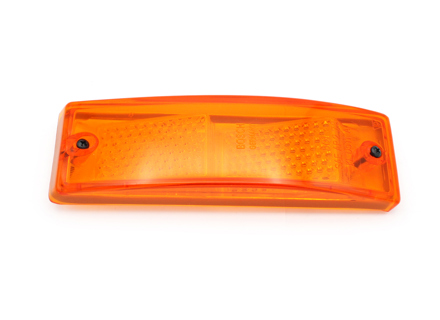 Seitliches Blinkerglas. Porsche 911 1974-77 Revision für USA - 91163192000 Seitliches Blinkerglas. Porsche 911 1974-77 Revision für USA - 91163192000