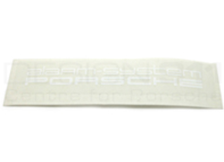 Système d'alarme autocollant. Porsche 911 / 964 / 993 / 928 / 944 / 968 - 91170125000 Système d'alarme autocollant. Porsche 911 / 964 / 993 / 928 / 944 / 968 - 91170125000