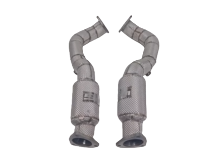 Ensemble de tuyaux d'échappement supprimés GPF résonné. Porsche 718 GT4RS - 9GT254351B, 9GT254351C, 9GT254352B, 9GT254352 - 9MGT254351CR