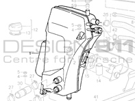 Cuve à mazout. Porsche 964 Turbo 3.6L - 96420707020, 96420707022 Cuve à mazout. Porsche 964 Turbo 3.6L - 96420707020, 96420707022