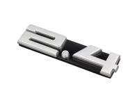 '2.4' Badge voor ventilatierooster achter. Porsche 911 1972 - 91155901500, 91155901502