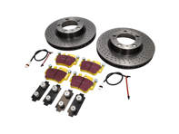 Brake Disc Package Sport EBC Brake Pads Porsche 996 1997-04 - DP41514R, 99635140X01BRE, 99635108802, 99661236501, 0776, 99635294903, 99735193904, 2330, 99635294902, 99735193905, 99735193907, 99635294904, 1663100877, 1663100887, 99635140500, 99635140501, 99635140502, 99635140600, 99635140601, 99635140602, 09C88011, 9963510880, 99661236500