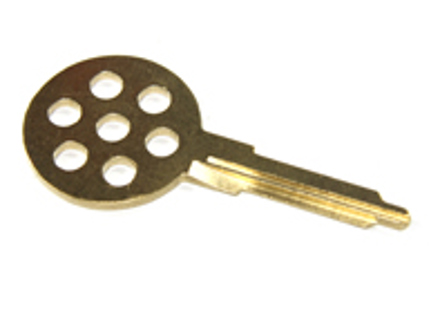 Blanker Schlüsselschaft in Gold 70er Retro Porsche 911 1965-89 / 964/ 993 - 91153890300, 91453190310, 94453804101