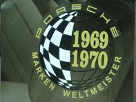 Marken Weltmeister 1969/70 Window Sticker - 999196970, 91170110301 Marken Weltmeister 1969/70 Window Sticker - 999196970, 91170110301