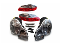 Light Upgrade Kit Porsche Boxster 986 *RHD Cars - 98663113121, 98663113221, 99663104503, 99663104603, 98663144504, 98663144604, 99663104403, 99663104303
