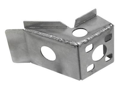 Supporto cerniera porta superiore e inferiore. Porsche 356C - 64450123100, 64450123200 - PP104DBL, P104DBL, PP104DBR, P104DBR