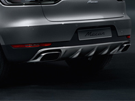 Stainless steel skid plate (rear). Porsche 95B Macan / Macan II - 95B8078376M7, 95B807837A6M7 Stainless steel skid plate (rear). Porsche 95B Macan / Macan II - 95B8078376M7, 95B807837A6M7