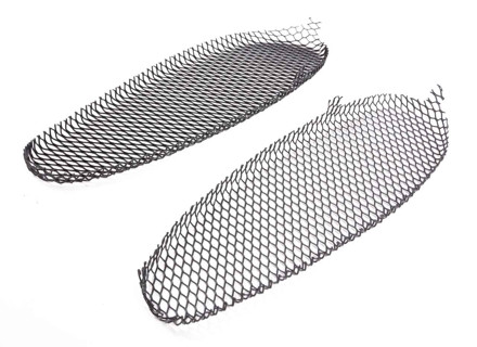 Rennline side intake protection grilles. Porsche 991 turbo / turbo S Rennline side intake protection grilles. Porsche 991 turbo / turbo S