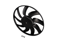 Water radiator electric fan, 400W. Porsche 95B Macan 2.0L - 9A795945516, 8K0959455K