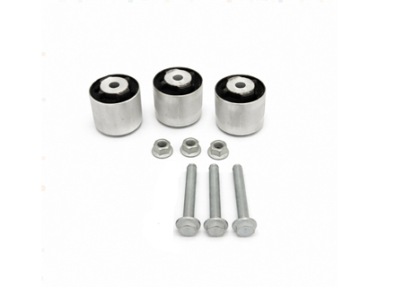 Support mounts & Bolts Set of 3 for front axle final drive. Porsche Cayenne 955 / 957 - 95534933700