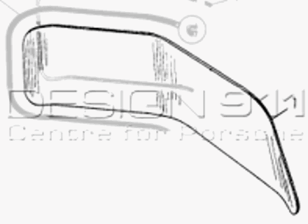 Parabrisas delantero transparente. Porsche 356 PRE-A curva en V Parabrisas delantero transparente. Porsche 356 PRE-A curva en V