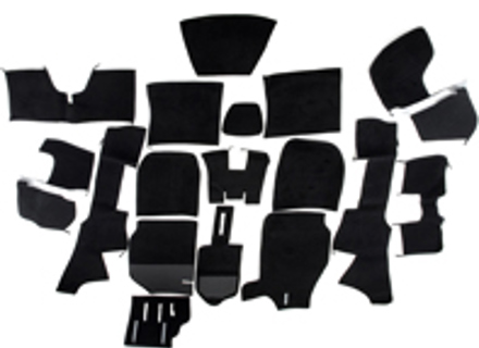 Complete interior carpet set for Porsche 911 69-73 Coupe RHD