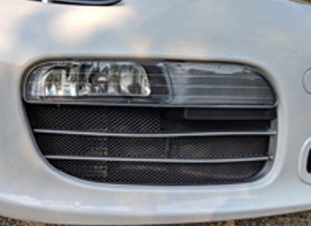 Front bumper side grille wire mesh kit. Porsche 987 Gen 1 Boxster and Boxster S