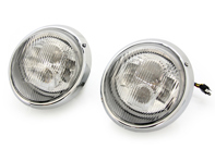 Headlamps chrome rim with LED internals - Standard Lens LHD Porsche 911/964 - 91163111599, 91163111499, 91163111399, 91163111299 Headlamps chrome rim with LED internals - Standard Lens LHD Porsche 911/964 - 91163111599, 91163111499, 91163111399, 91163111299