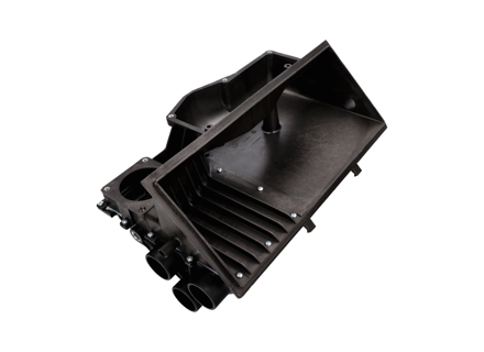 Parte inferiore dell'alloggiamento dell'airbox. Porsche 911 1976-83 - 91111010620, 91111010613, 91111090600, 91111010622 Parte inferiore dell'alloggiamento dell'airbox. Porsche 911 1976-83 - 91111010620, 91111010613, 91111090600, 91111010622