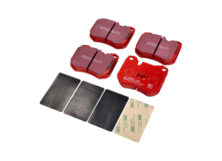 Pastiglie freno EBC RED 'Road' anteriori. Porsche 924 / 928 / 944 (rif. OE 94435195102) - 94435195102, 94435195103, 94435195104, 92835195102, 477698155, 92835194200, 92835195100 - DP3345C, DP3345C