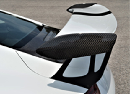 Piastre terminali dell'ala posteriore, in fibra di carbonio. Porsche 991.1 GT3 RS - 99151246391, 99151246491 - SF/C/99151246391/GT3RS, SF/C/99151246491/GT3RS
