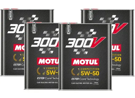 Olio motore MOTUL 300V COMPETITION 5W-50 8 litri - 110859