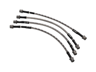 Goodridge stainless steel brake hose set. SPR1000-4P 987 / 981 / 718 Boxster and Cayman - 99635513903, 98735563701, 99635513901, 99635513902, 99635513900, 98735563700, 99635513904, 98735563107, 99135513701, 9A761177500, 9Y0611775 - DHK482, SPR1000-4P Goodridge stainless steel brake hose set. SPR1000-4P 987 / 981 / 718 Boxster and Cayman - 99635513903, 98735563701, 99635513901, 99635513902, 99635513900, 98735563700, 99635513904, 98735563107, 99135513701, 9A761177500, 9Y0611775 - DHK482, SPR1000-4P
