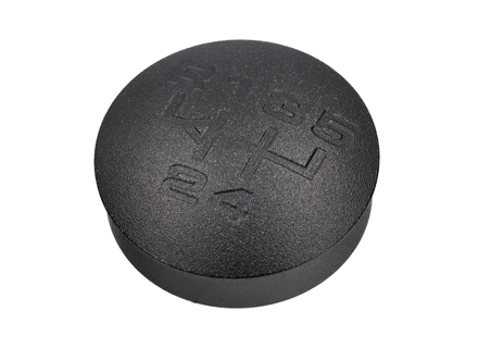 Versnellingspookknopinzetstuk, legering gegraveerd, zwart. Porsche 964 Carrera - 95042412000, 95042412001 - GI964B Versnellingspookknopinzetstuk, legering gegraveerd, zwart. Porsche 964 Carrera - 95042412000, 95042412001 - GI964B