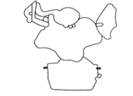 Carter flens pakking. Porsche 958 Cayenne Diesel / 970 Panamera Diesel - 95810116102, 95810116101, 122.472 Carter flens pakking. Porsche 958 Cayenne Diesel / 970 Panamera Diesel - 95810116102, 95810116101, 122.472