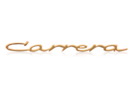 'CARRERA' kleine gouden badge. Porsche 356 A / 356 B T-5 - 64455932600