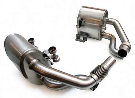 Boîtes d'échappement sport secondaires DesignTek pour Porsche 991.1 - 126343-01, 99111132101, 99111132103, 99111132501, 99111132503, 99111132502, 99111132201, 99111132203, 99111132601, 99111132603, 99111132602