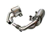 Cajas de escape deportivas secundarias DesignTek para Porsche 991.1 - 126343-01, 99111132101, 99111132103, 99111132501, 99111132503, 99111132502, 99111132201, 99111132203, 99111132601, 99111132603, 99111132602