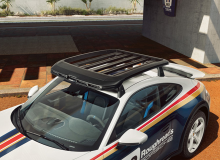 Imperiaalmand met extra koplampen. Porsche 911 (992) DAKAR - 992044885 Imperiaalmand met extra koplampen. Porsche 911 (992) DAKAR - 992044885