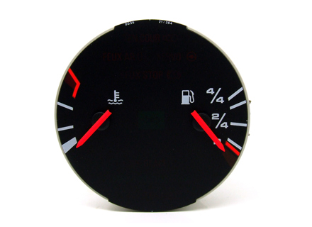 Temperature & Fuel Gauge Indicator Instrument. Porsche 928 - 92864194902