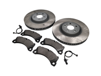 Front brakes disc and brake pads package Porsche Macan 3.0L - 95B615301T, 95B615302R, 971698151AD, 95B907253 Front brakes disc and brake pads package Porsche Macan 3.0L - 95B615301T, 95B615302R, 971698151AD, 95B907253
