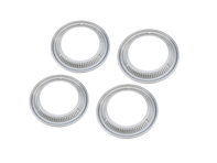 Lot de 4 anneaux décoratifs. Jante en acier de 16 pouces. Porsche 356 pré-A - 35668108, 356 68108, 356 68118, 35668118 - 356-A DECOR RING Lot de 4 anneaux décoratifs. Jante en acier de 16 pouces. Porsche 356 pré-A - 35668108, 356 68108, 356 68118, 35668118 - 356-A DECOR RING
