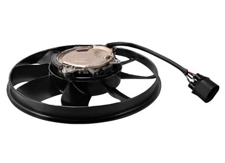 Linke Motorkühlerlüftereinheit mit Steuereinheit 600 W. Porsche 9YA / 9YA.2 Cayenne ab 2018>> - PAB959455, PAB95945500 - 0130707130