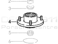 Shock Absorber Supporting Mount. Porsche 993 RS Shock Absorber Supporting Mount. Porsche 993 RS