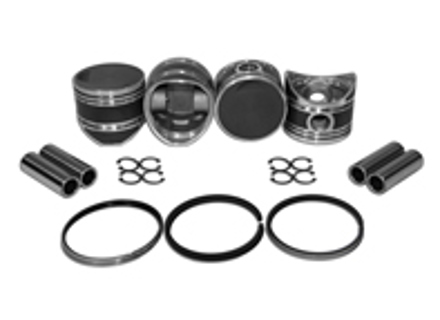 Set pistone 80mm, spinotto 22mm. Porsche 356 Pre A 1500 cc - 0081180P, 008 11 80P Set pistone 80mm, spinotto 22mm. Porsche 356 Pre A 1500 cc - 0081180P, 008 11 80P