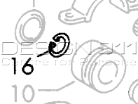 Vergrendelring op bedieningsarm. Porsche 911/912 65-67 - 90004200501 Vergrendelring op bedieningsarm. Porsche 911/912 65-67 - 90004200501